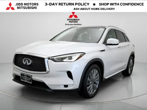White 2023 INFINITI QX50 LUXE for sale in Des Plaines, IL