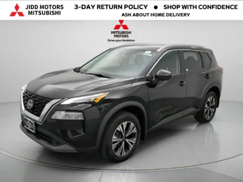 Black 2023 Nissan Rogue SV for sale in Des Plaines, IL