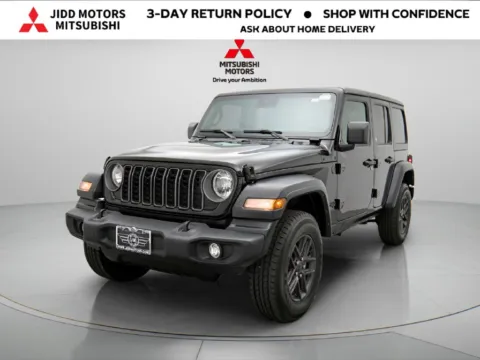 Photos of 2025 Jeep Wrangler Sport S for sale in Des Plaines, IL at Jidd Motors Mitsubishi