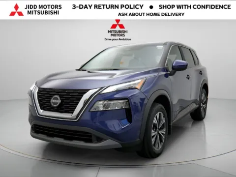 Blue 2023 Nissan Rogue SV for sale in Des Plaines, IL