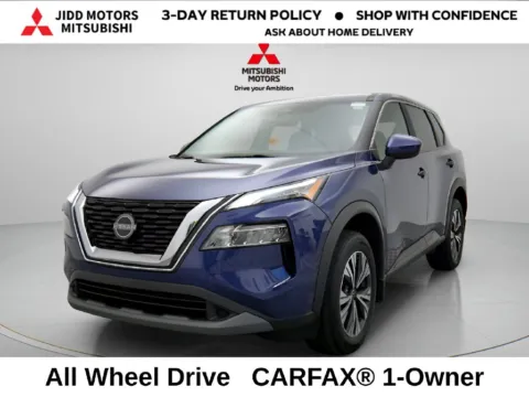 Blue 2023 Nissan Rogue SV for sale in Des Plaines, IL