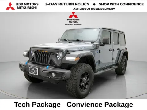 Gray 2024 Jeep Wrangler Willys 4xe for sale in Des Plaines, IL