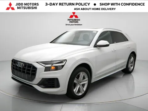 White 2019 Audi Q8 3.0T Premium for sale in Des Plaines, IL