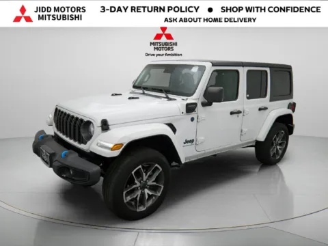 Photos of 2024 Jeep Wrangler Sport S 4xe for sale in Des Plaines, IL at Jidd Motors Mitsubishi