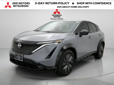 Photos of 2024 Nissan Ariya EVOLVE+ e-4ORCE for sale in Des Plaines, IL at Jidd Motors Mitsubishi
