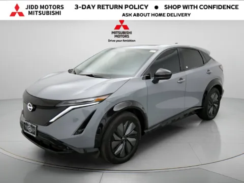 Photos of 2024 Nissan Ariya EVOLVE+ e-4ORCE for sale in Des Plaines, IL at Jidd Motors Mitsubishi