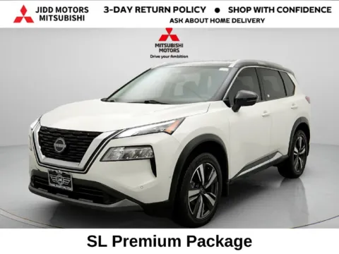 White 2023 Nissan Rogue SL for sale in Des Plaines, IL