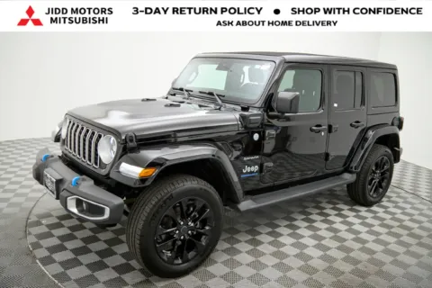 Another view of 2024 Jeep Wrangler Sahara 4xe for sale in Des Plaines, IL at Jidd Motors Mitsubishi
