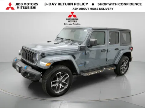 Gray 2024 Jeep Wrangler Sport S 4xe for sale in Des Plaines, IL