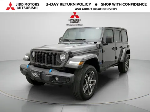 Photos of 2024 Jeep Wrangler Sport S 4xe for sale in Des Plaines, IL at Jidd Motors Mitsubishi