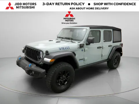 Another view of 2024 Jeep Wrangler Willys 4xe for sale in Des Plaines, IL at Jidd Motors Mitsubishi