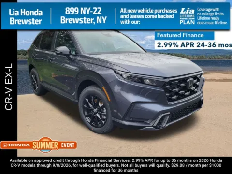 Gray 2026 Honda CR-V EX-L for sale in Brewster, NY