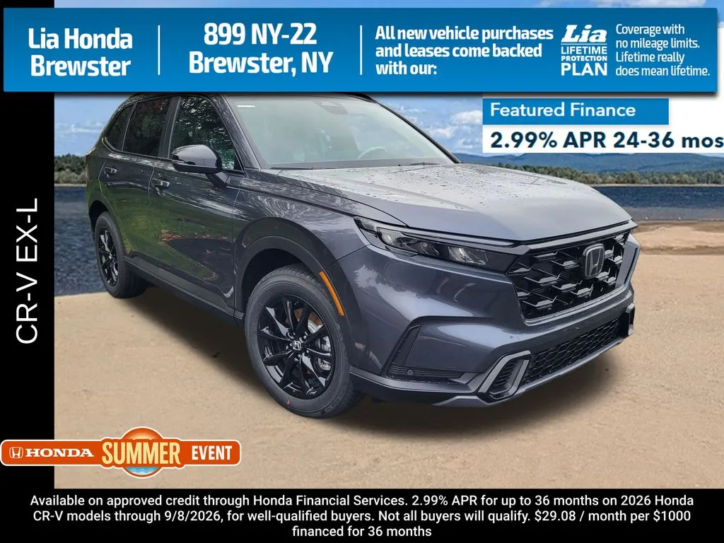 Gray 2026 Honda CR-V EX-L for sale in Brewster, NY