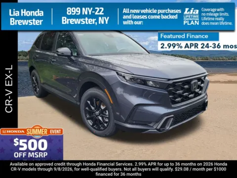 Gray 2026 Honda CR-V EX-L for sale in Brewster, NY