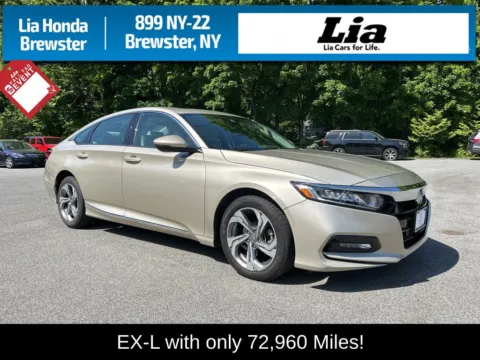 Beige 2019 Honda Accord EX-L for sale in Brewster, NY
