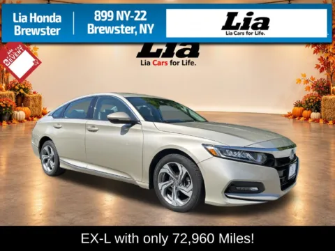 Beige 2019 Honda Accord EX-L for sale in Brewster, NY