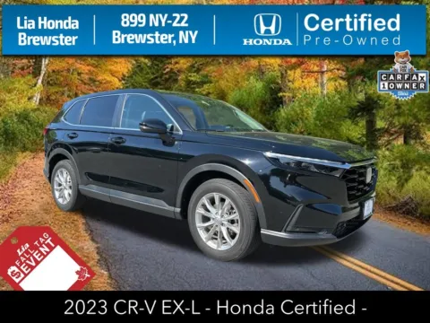 Black 2023 Honda CR-V EX-L for sale in Brewster, NY