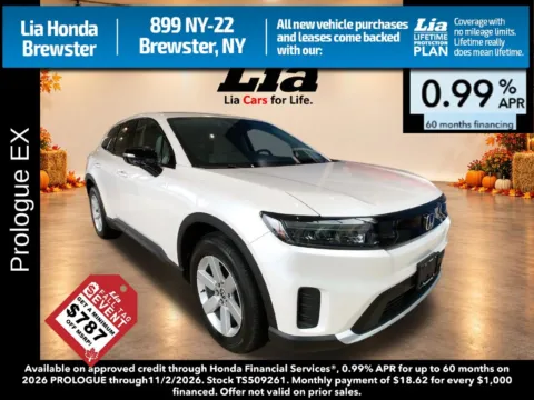 White 2026 Honda Prologue EX for sale in Brewster, NY