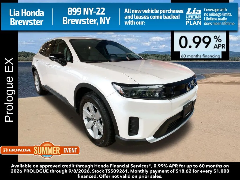 White 2026 Honda Prologue EX for sale in Brewster, NY