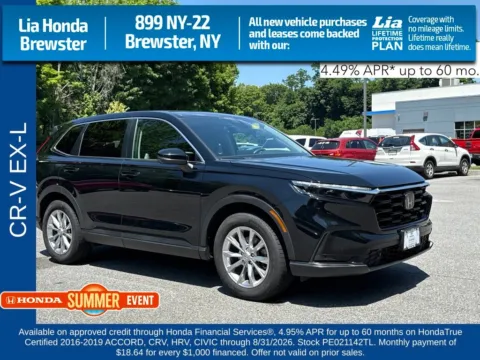 Black 2023 Honda CR-V EX-L for sale in Brewster, NY