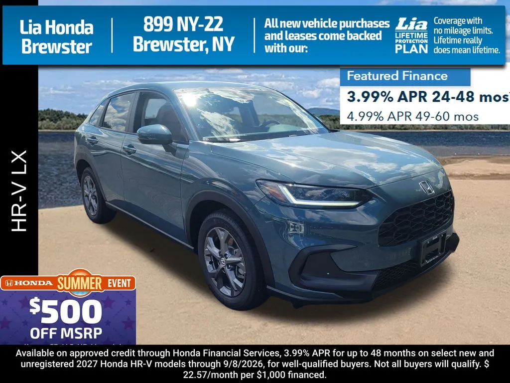 Green 2027 Honda HR-V LX for sale in Brewster, NY