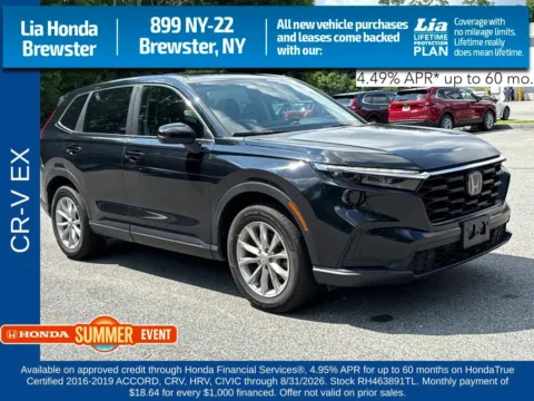Black 2024 Honda CR-V EX for sale in Brewster, NY