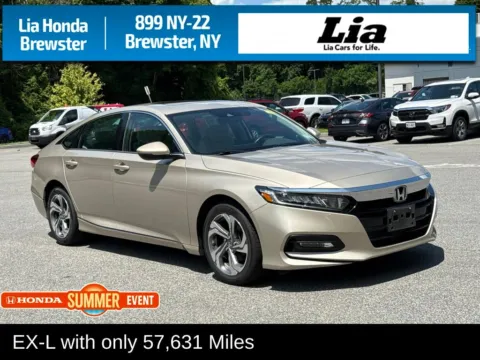 Beige 2019 Honda Accord EX-L for sale in Brewster, NY