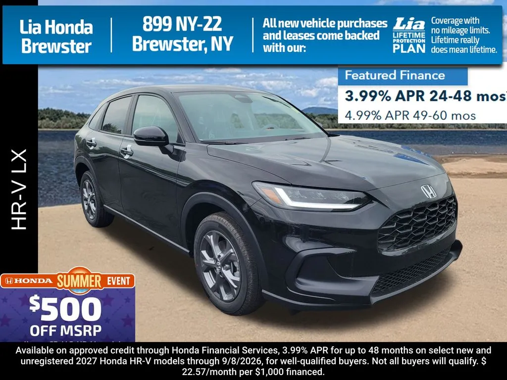 Black 2027 Honda HR-V LX for sale in Brewster, NY