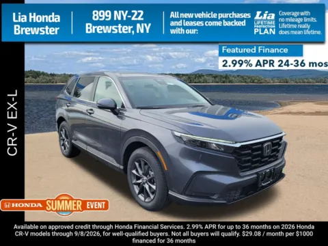 Gray 2026 Honda CR-V EX-L for sale in Brewster, NY