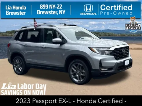 Gray 2023 Honda Passport EX-L for sale in Brewster, NY