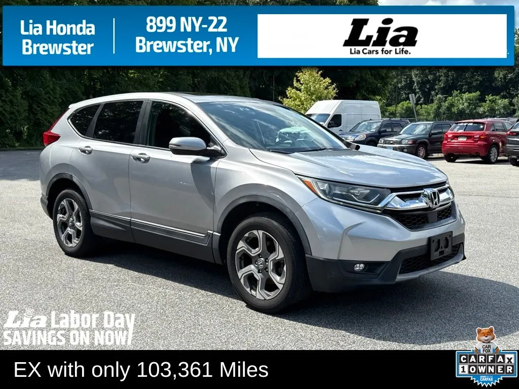 Used 2017 Honda CR-V EX with VIN 5J6RW2H51HL005827 for sale in Brewster, NY