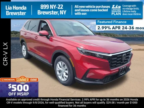 Red 2026 Honda CR-V LX for sale in Brewster, NY