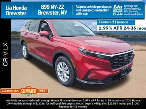 Red 2026 Honda CR-V LX for sale in Brewster, NY