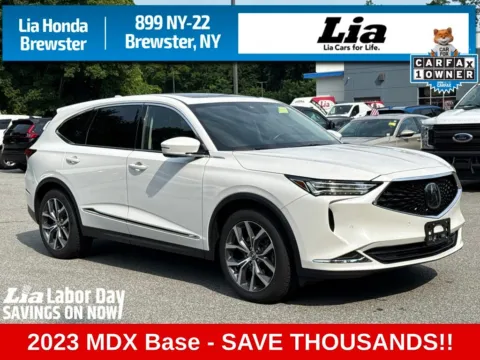 White 2023 Acura MDX Technology for sale in Brewster, NY