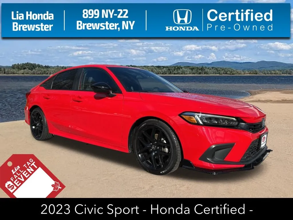 Red 2023 Honda Civic Sport for sale in Brewster, NY
