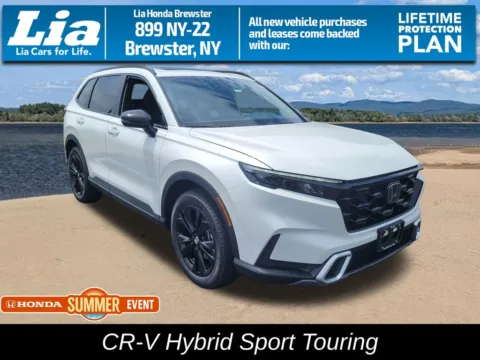 White 2026 Honda CR-V Hybrid Sport Touring for sale in Brewster, NY