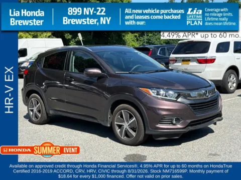 Brown 2022 Honda HR-V EX for sale in Brewster, NY