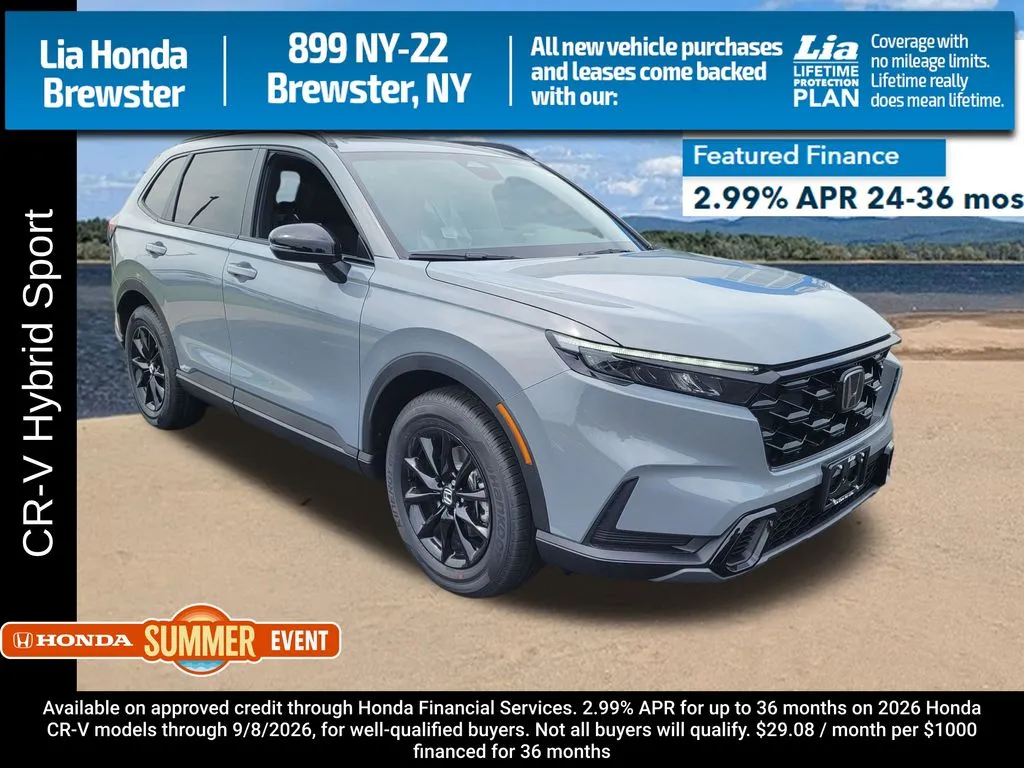 Gray 2026 Honda CR-V Hybrid Sport for sale in Brewster, NY