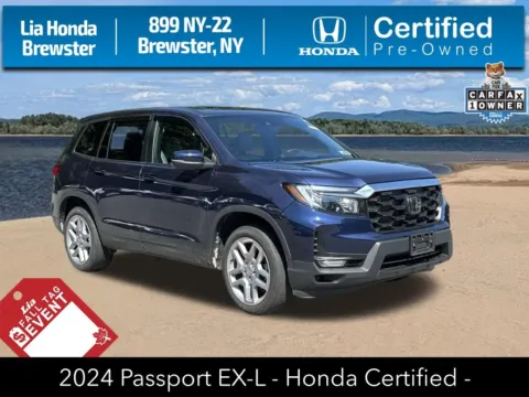 Black 2024 Honda Passport EX-L for sale in Brewster, NY