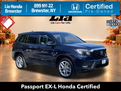 Blue 2024 Honda Passport EX-L for sale in Brewster, NY