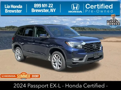 Black 2024 Honda Passport EX-L for sale in Brewster, NY