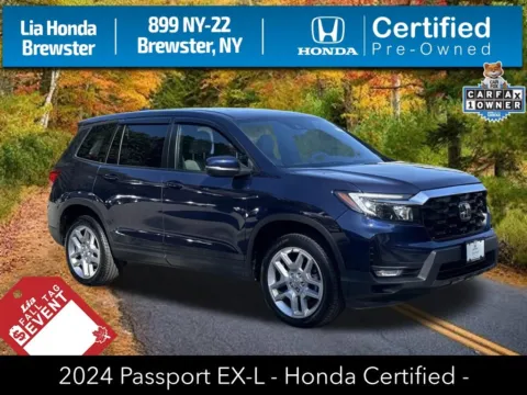 Black 2024 Honda Passport EX-L for sale in Brewster, NY