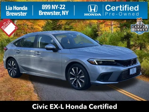 Silver 2023 Honda Civic EX-L for sale in Brewster, NY