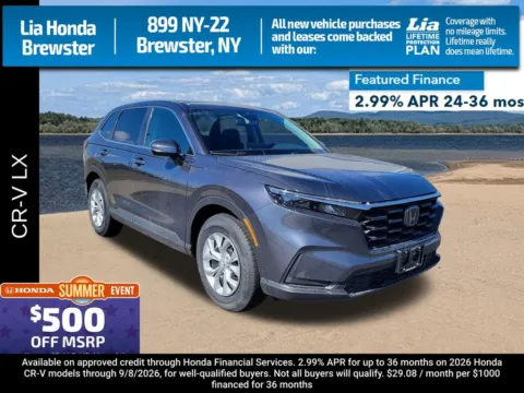 Gray 2026 Honda CR-V LX for sale in Brewster, NY