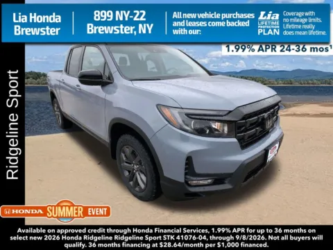 Gray 2026 Honda Ridgeline Sport for sale in Brewster, NY