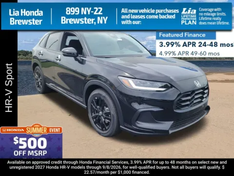 Black 2027 Honda HR-V Sport for sale in Brewster, NY