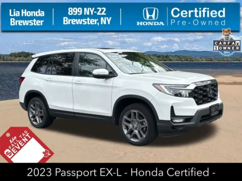 White 2023 Honda Passport EX-L for sale in Brewster, NY