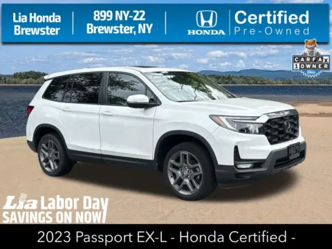 White 2023 Honda Passport EX-L for sale in Brewster, NY