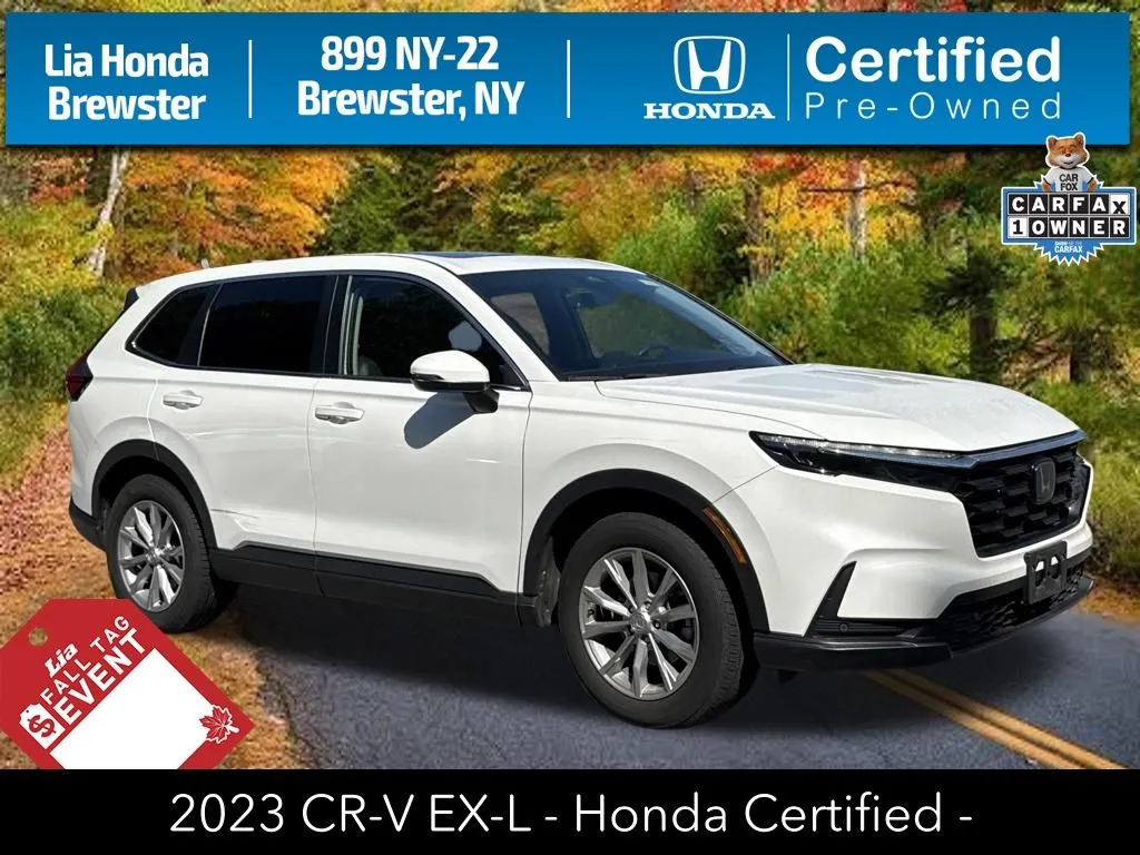White 2023 Honda CR-V EX-L for sale in Brewster, NY