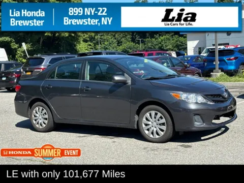 Gray 2013 Toyota Corolla LE for sale in Brewster, NY